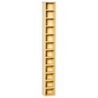 21L 75H cm Multimedia Shelf-Pine Wood Colour