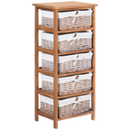 cortex-london-windsor-wooden-wicker-basket-five-drawer-storage-unit