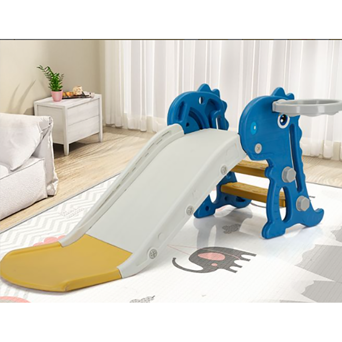 cortex-london-windsor-blue-dinosaur-toddler-indoor-slide-pe-0-to-3-years