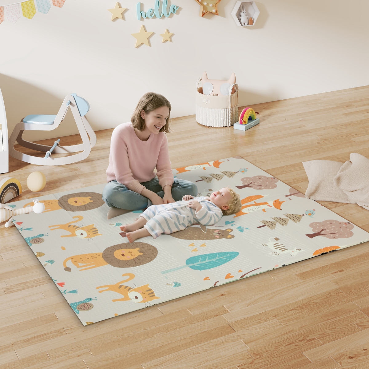 cortex-london-windsor-baby-play-mat-xpe-foam-animal-pattern
