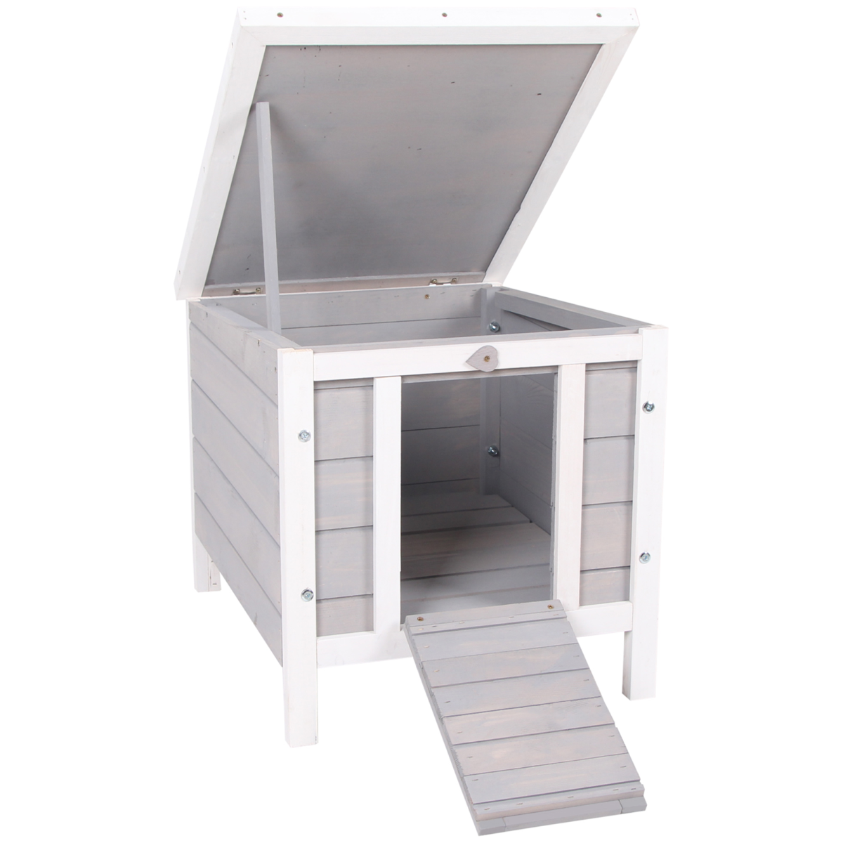 cortex-london-windsor-wooden-rabbit-hutch-pet-habitat-openable-asphalt-roof