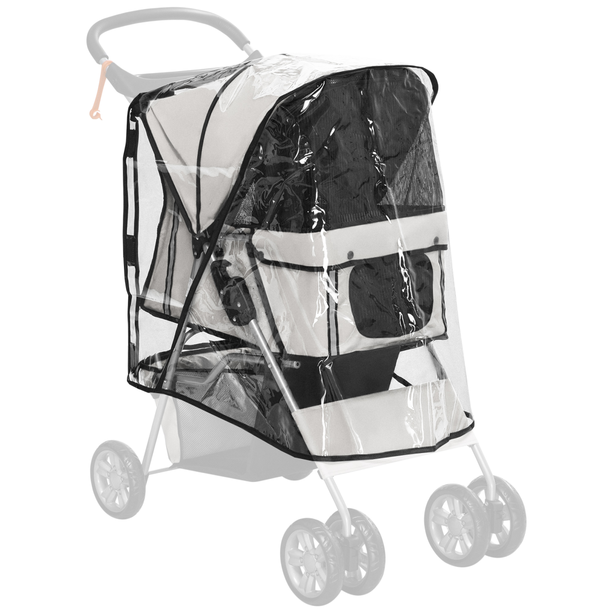 cortex-london-windsor-dog-stroller-rain-cover-rear-entry