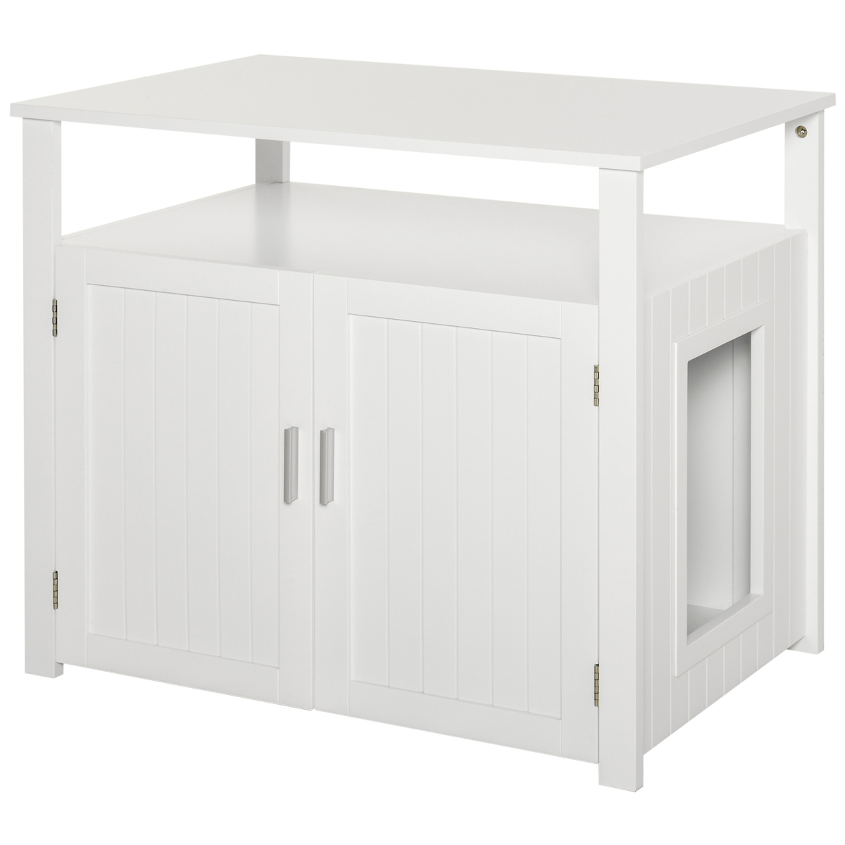 cortex-london-windsor-cat-litter-house-side-table-white