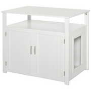 cortex-london-windsor-cat-litter-house-side-table-white
