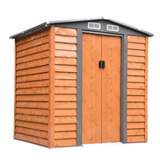 cortex-london-york-brown-metal-garden-shed-tool-storage-6x5ft