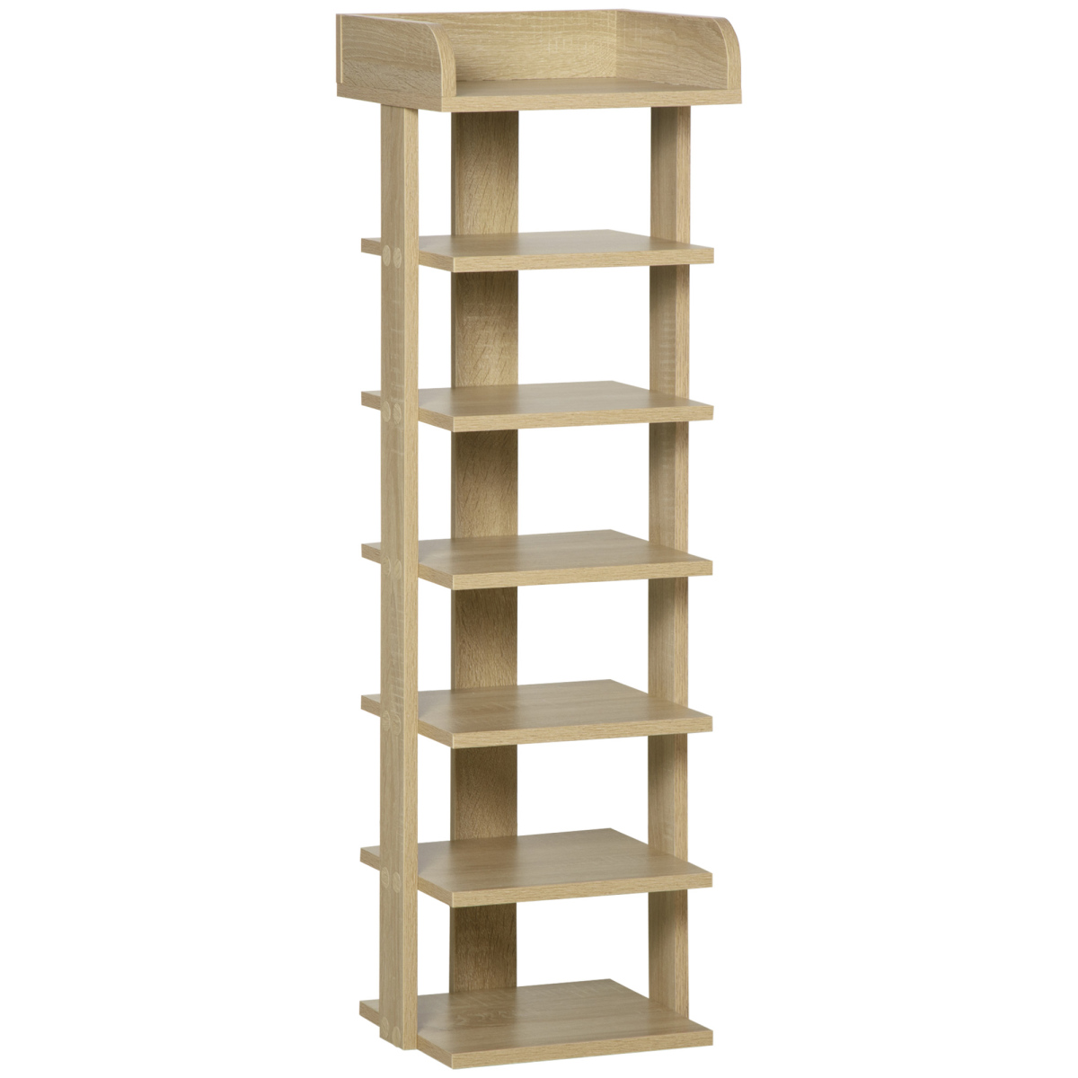 cortex-london-windsor-7-tier-oak-shoe-rack-storage-cabinet