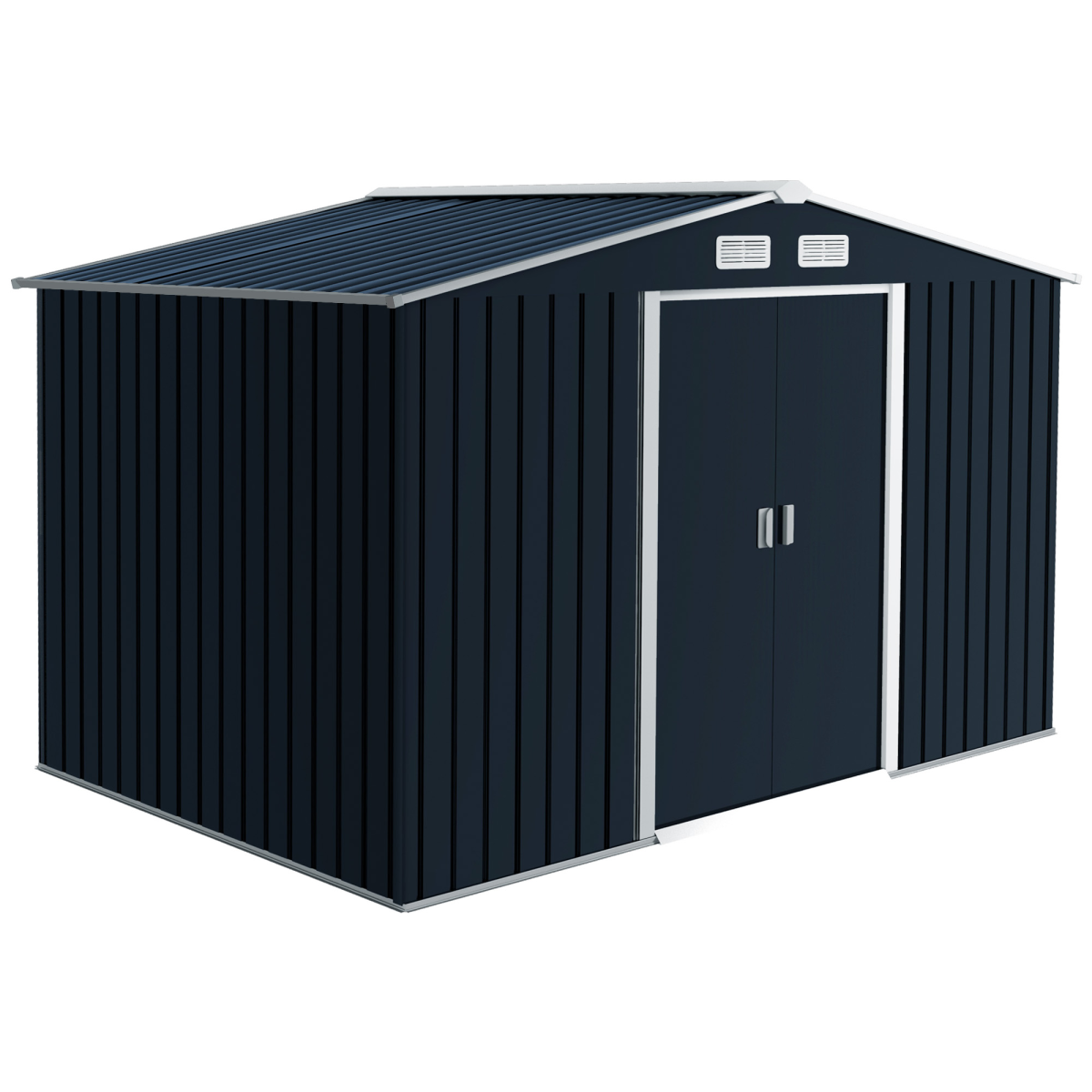 cortex-london-york-dark-grey-9-x-6ft-metal-garden-storage-shed