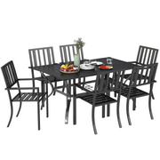 cortex-london-windsor-seven-piece-steel-garden-dining-set-with-umbrella-hole