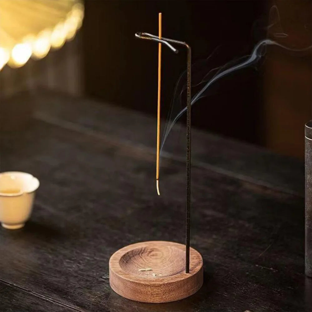 Incense Holder Burner Stick Aromatherapy Insence Burners Home Office Wooden~