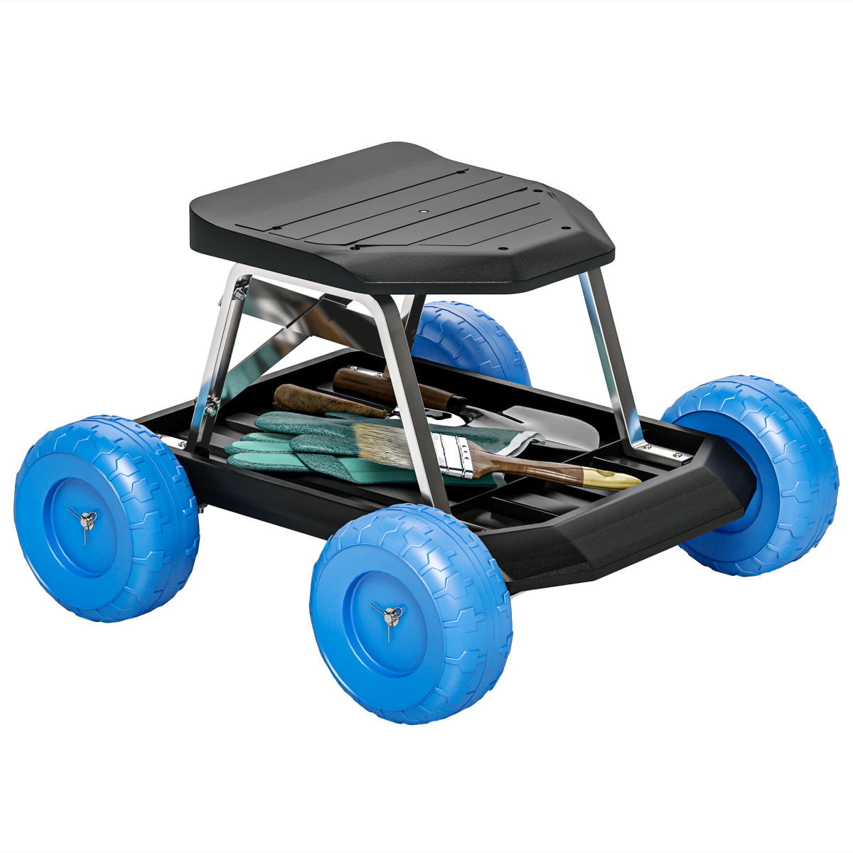 cortex-london-york-garden-cart-wheels-tool-tray-blue