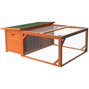 cortex-london-windsor-wooden-rabbit-hutch-with-run-weather-resistant-fir-wood