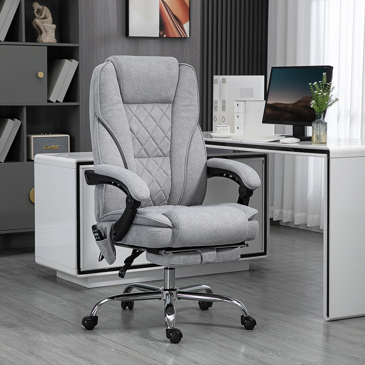 cortex-london-windsor-velvet-massage-office-chair-grey