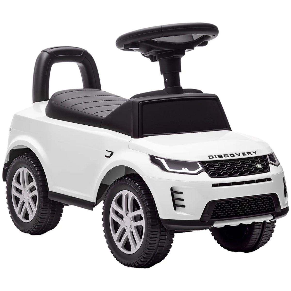 AIYAPLAY Land Rover Licensed Toddler Ride on Car with Horn, Engine Sounds, Under-Seat Storage, for 18-36 Months, White