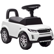 AIYAPLAY Land Rover Licensed Toddler Ride on Car with Horn, Engine Sounds, Under-Seat Storage, for 18-36 Months, White