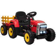 cortex-london-windsor-remote-control-ride-on-tractor-red-detachable-trailer