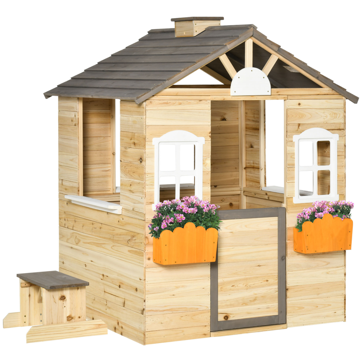 cortex-london-windsor-wooden-kids-playhouse-door-windows-bench-ages-3-7-years