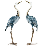 cortex-london-windsor-steel-crane-garden-statue-set-blue-white-grey