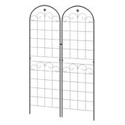 cortex-london-york-floral-metal-trellis-set-of-2-black-steel