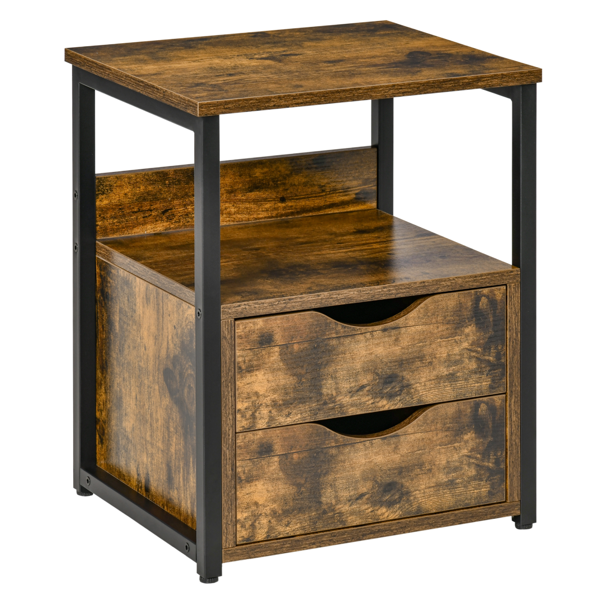 cortex-london-york-bedside-storage-cabinet-rustic-brown-two-drawers-shelf