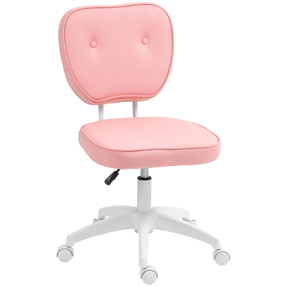 cortex-london-windsor-pink-faux-leather-swivel-chair