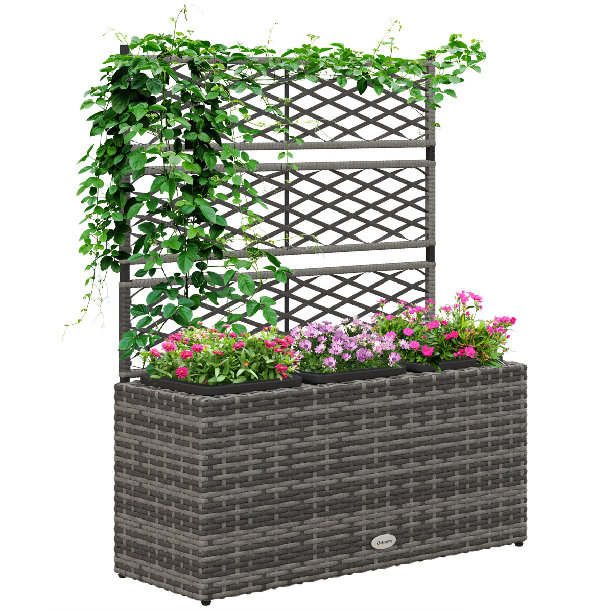 cortex-london-windsor-rattan-planter-box-trellis-raised-bed