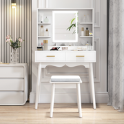 cortex-london-windsor-led-dressing-table-stool-white