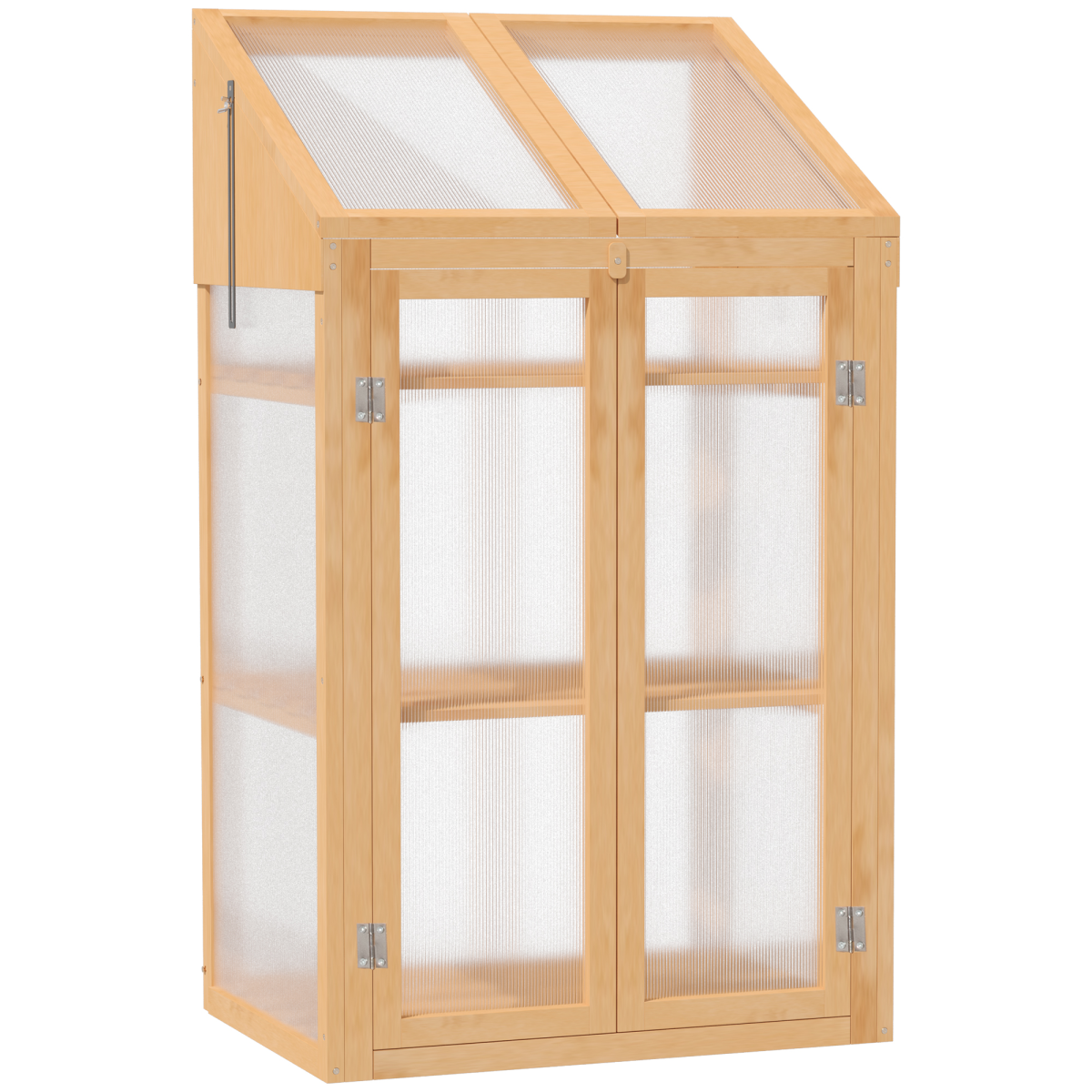 cortex-london-windsor-wooden-cold-frame-greenhouse-brown-polycarbonate-panels