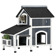 cortex-london-windsor-fir-wood-outdoor-cat-house-flower-pot
