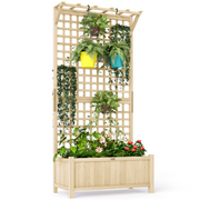 cortex-london-york-fir-wood-planter-trellis-garden-box-natural-wood-finish