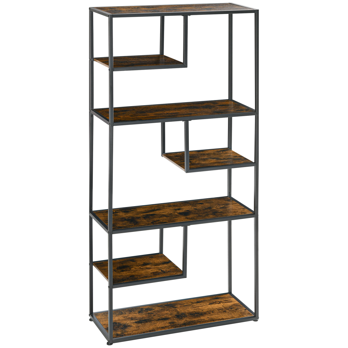 cortex-london-windsor-seven-tier-industrial-storage-shelves-freestanding-bookshelf-study-living-room