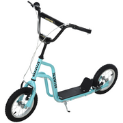 cortex-london-york-kids-kick-scooter-blue-inflatable-rubber-tyres-adjustable-handlebar