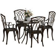 cortex-london-windsor-bronze-cast-aluminium-five-piece-garden-dining-set