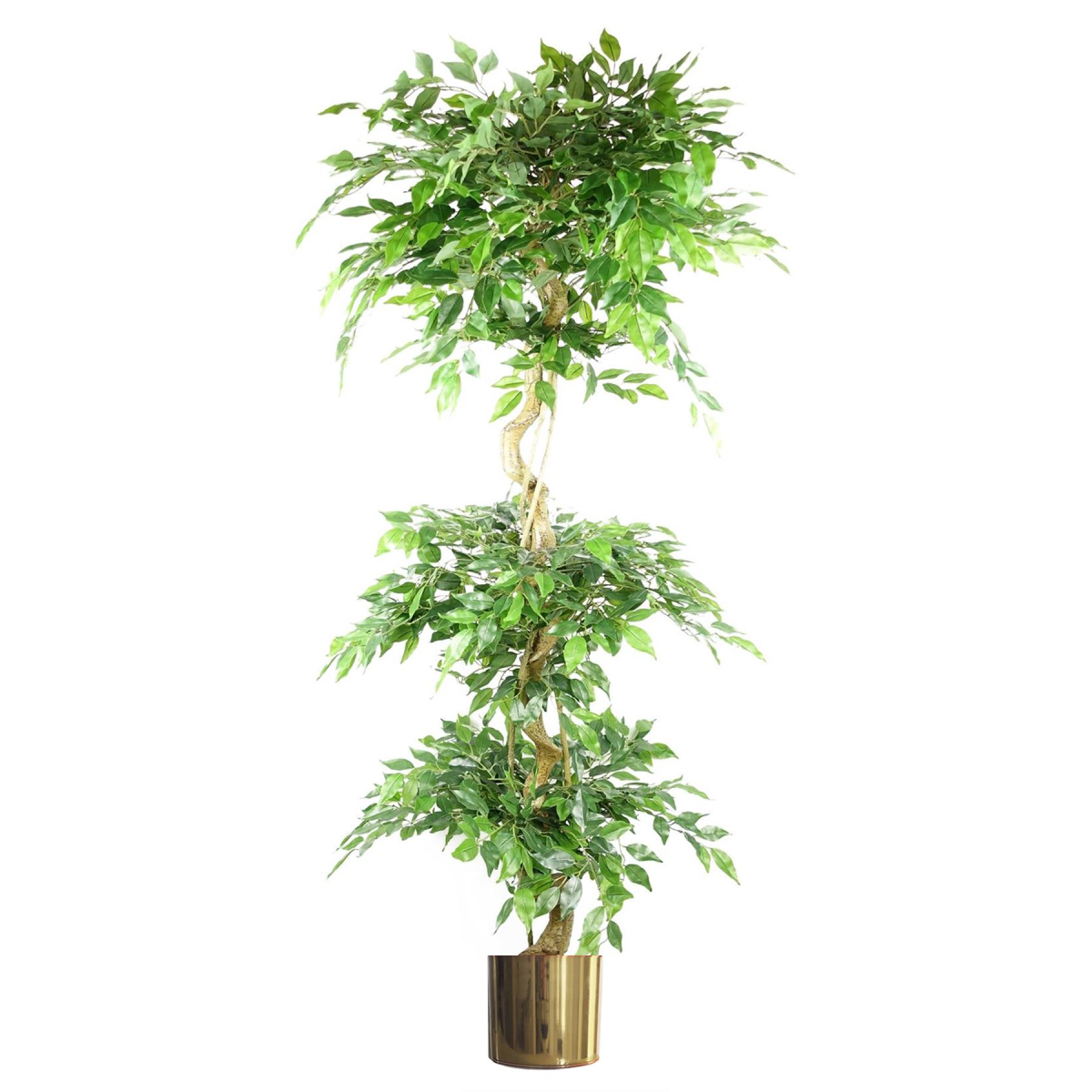 cortex-london-windsor-artificial-ficus-triple-ball-topiary-gold-planter