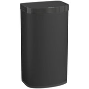 HOMCOM 55L Sensor Bin with Soft-Close Lid, Automatic Touchless Motion Sensor Kitchen Bin with Fingerprint Resistant Stainless Steel for Hygienic Gyms, Home Office Use, Black