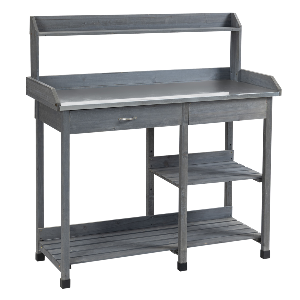 cortex-london-kensington-garden-potting-bench-galvanised-metal-top-natural-solid-wood