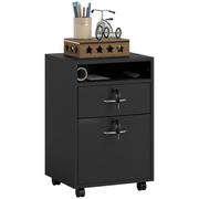 cortex-london-windsor-60cm-black-storage-cabinet-drawers-open-shelf