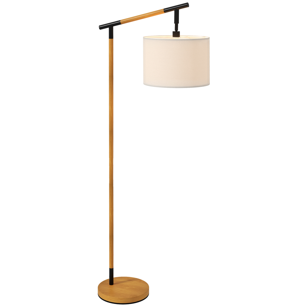 cortex-london-york-350-degree-rotating-shade-floor-lamp-brown-led-bulb-included
