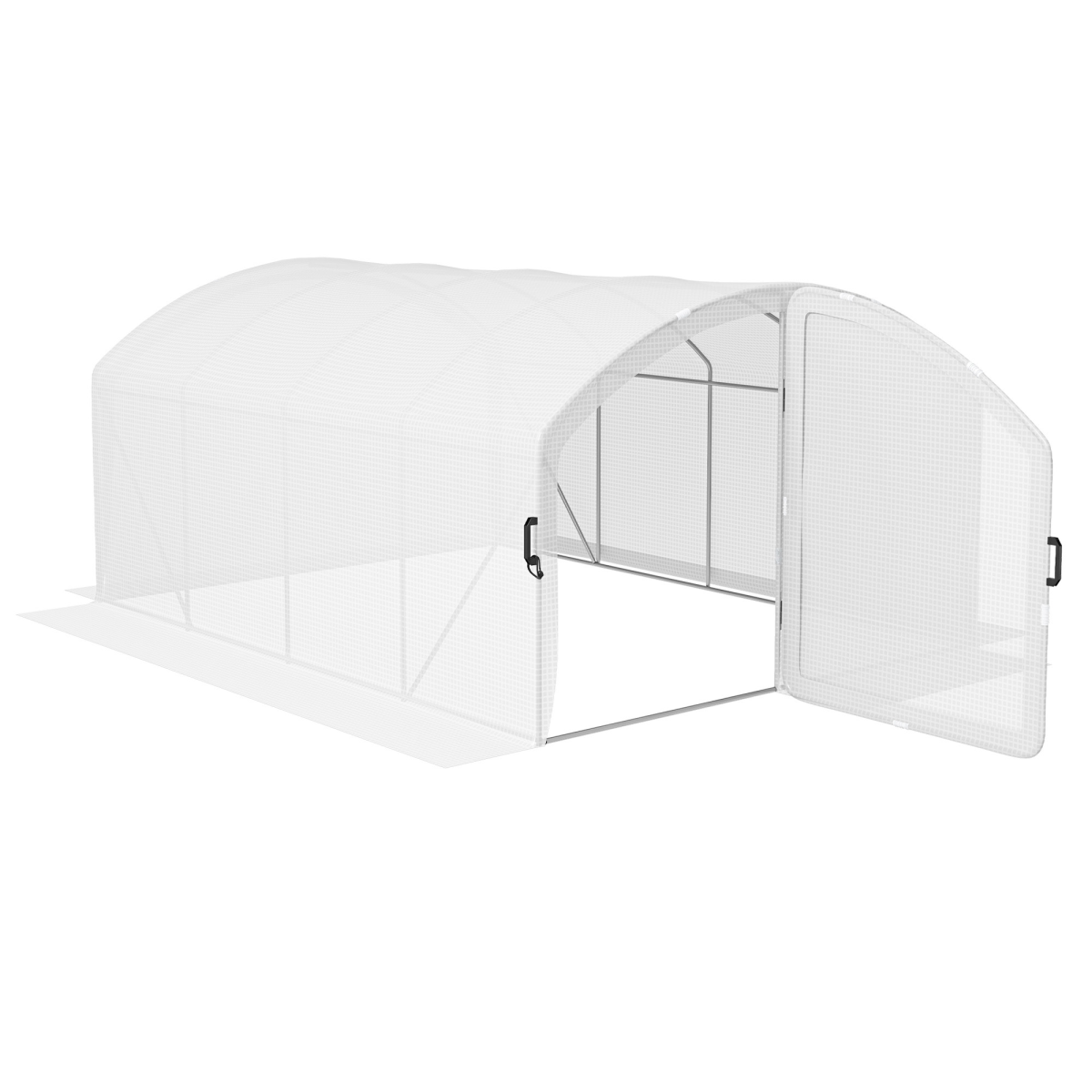 cortex-london-windsor-4-x-3-x-2m-polytunnel-greenhouse-uv-resistant-pe-cover-white