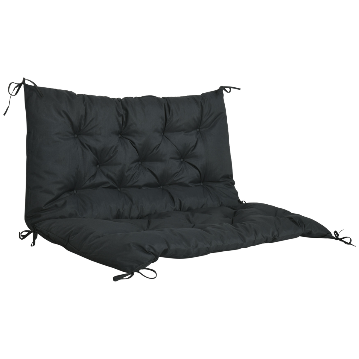 cortex-london-york-two-seater-garden-bench-cushion-black-with-ties