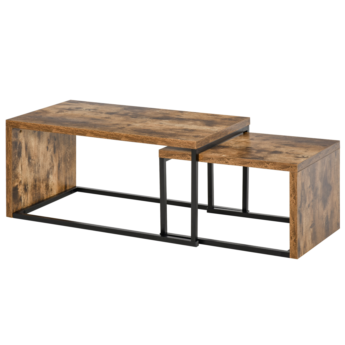 cortex-london-windsor-coffee-table-set-of-2-wood-grain-black-base