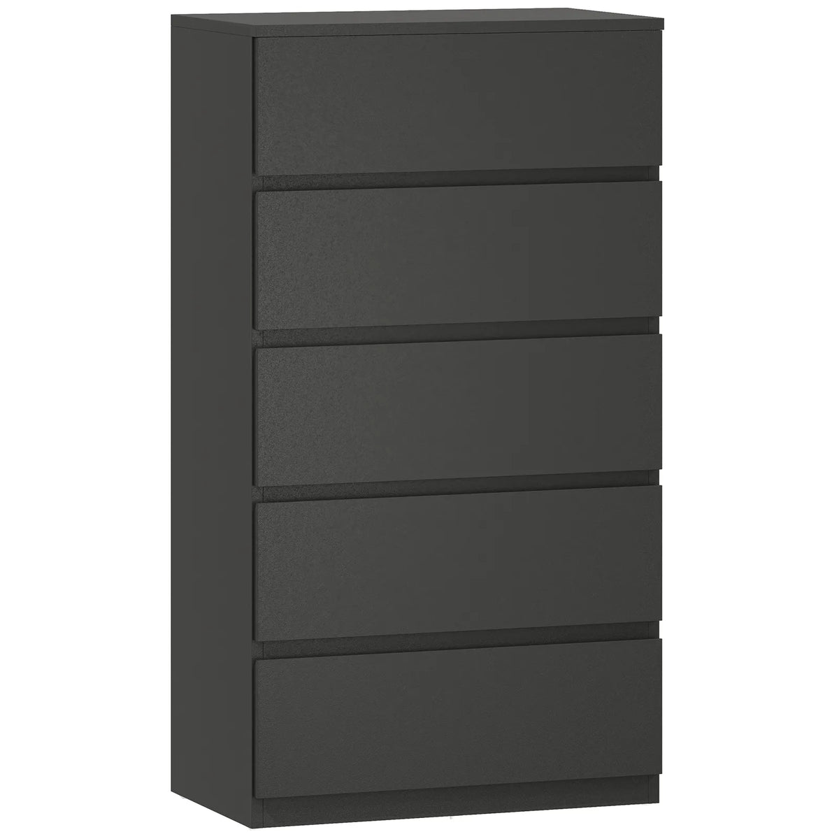 HOMCOM Chest of Drawers, 5-Drawer Storage Cabinets, Modern Dresser, Storage Drawer Unit for Bedroom