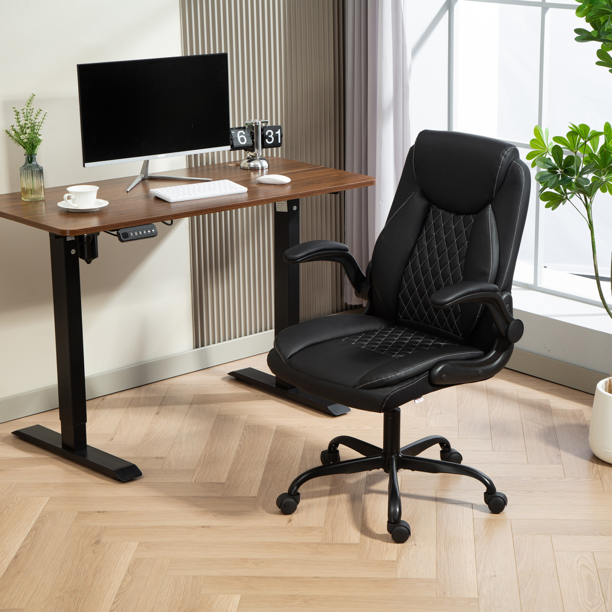 cortex-london-york-massage-office-chair-black-pu-leather