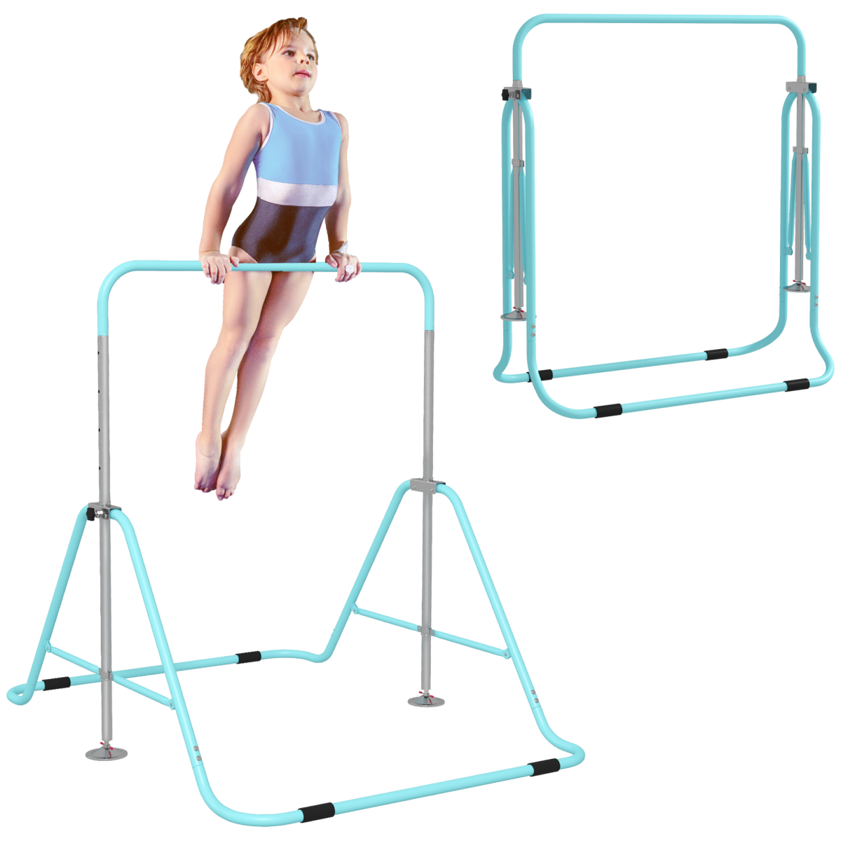 cortex-london-windsor-green-adjustable-kids-gymnastic-bar-steel