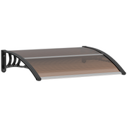 cortex-london-bath-outsunny-curved-polycarbonate-door-window-canopy-brown