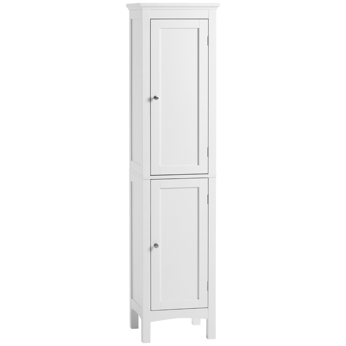 cortex-london-windsor-white-tall-bathroom-cabinet-adjustable-shelves-double-door