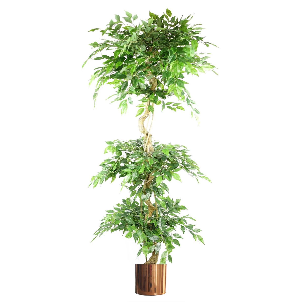 cortex-london-windsor-artificial-ficus-triple-ball-topiary-tree-copper-metal-planter