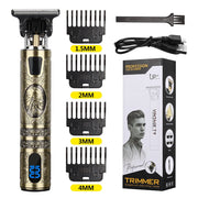 Small LCD Screen Display Professional Men Cordless Hair Clippers Beard Trimmer Cutting Machine Kit (US Logistics For USPS/DHL/Fedex/UPS. No designated logistics accepted，TK/TMEU only For self-pickup）
