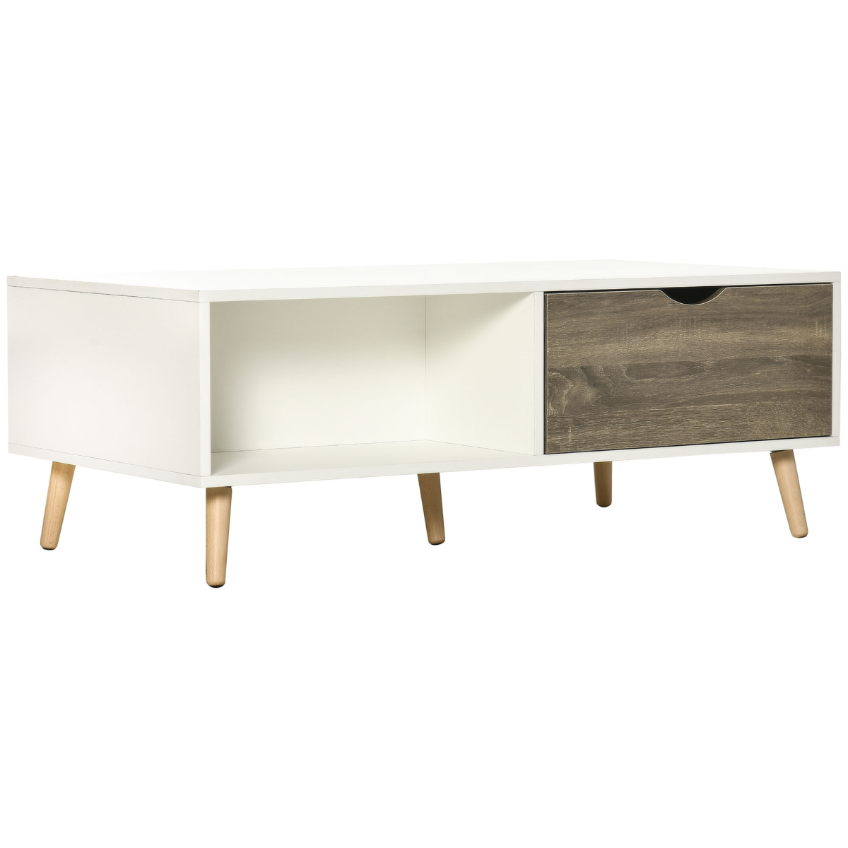 cortex-london-york-white-coffee-table-storage-shelves-two-drawers-wood-effect