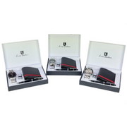 Luis Cardini Mens Watch, Pen, Wallet & Keychain Gift Sets 27147 Watch Model & Colour's May Varied