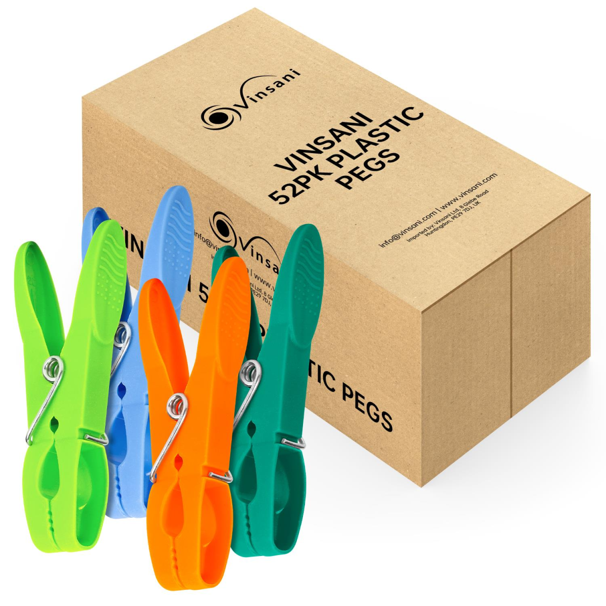 cortex-london-windsor-52-pack-multicoloured-plastic-clothes-pegs